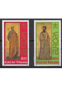 1998 Vaticano Europa 2 Valori Sassone 1102-3